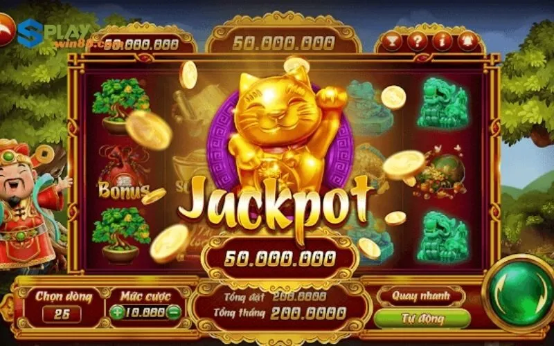 Thưởng Jackpot nổ hũ tại Splay