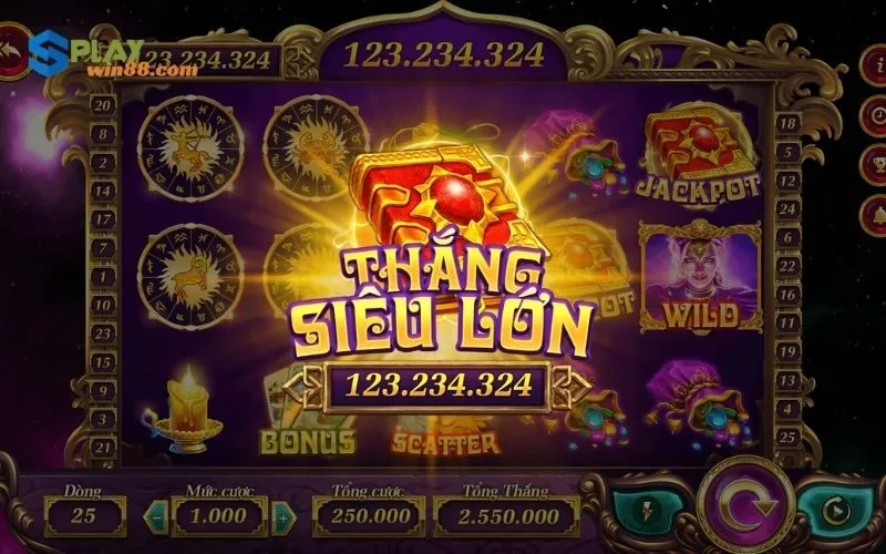 Thưởng Jackpot nổ hũ tại Splay